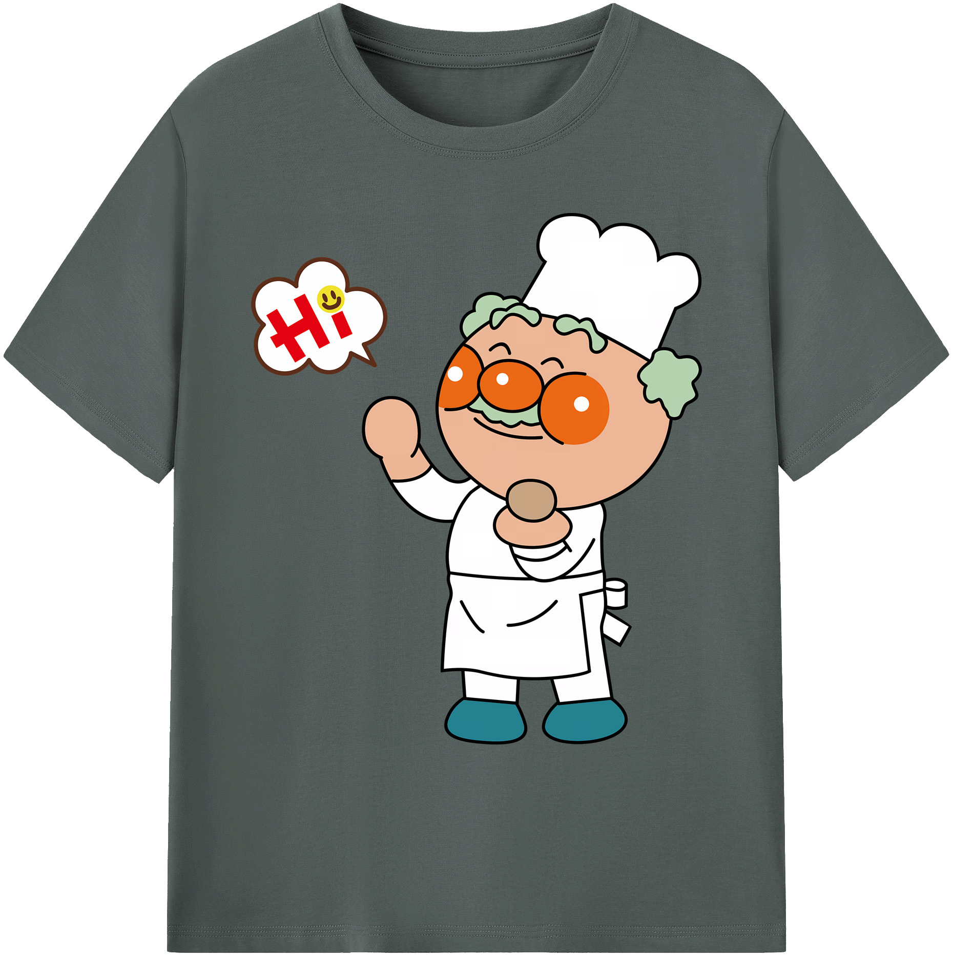 （画像用） アンパンマン Anpanman 綿100％ メンズ半袖Tシャツ｜肌触りやわらか＆通気性